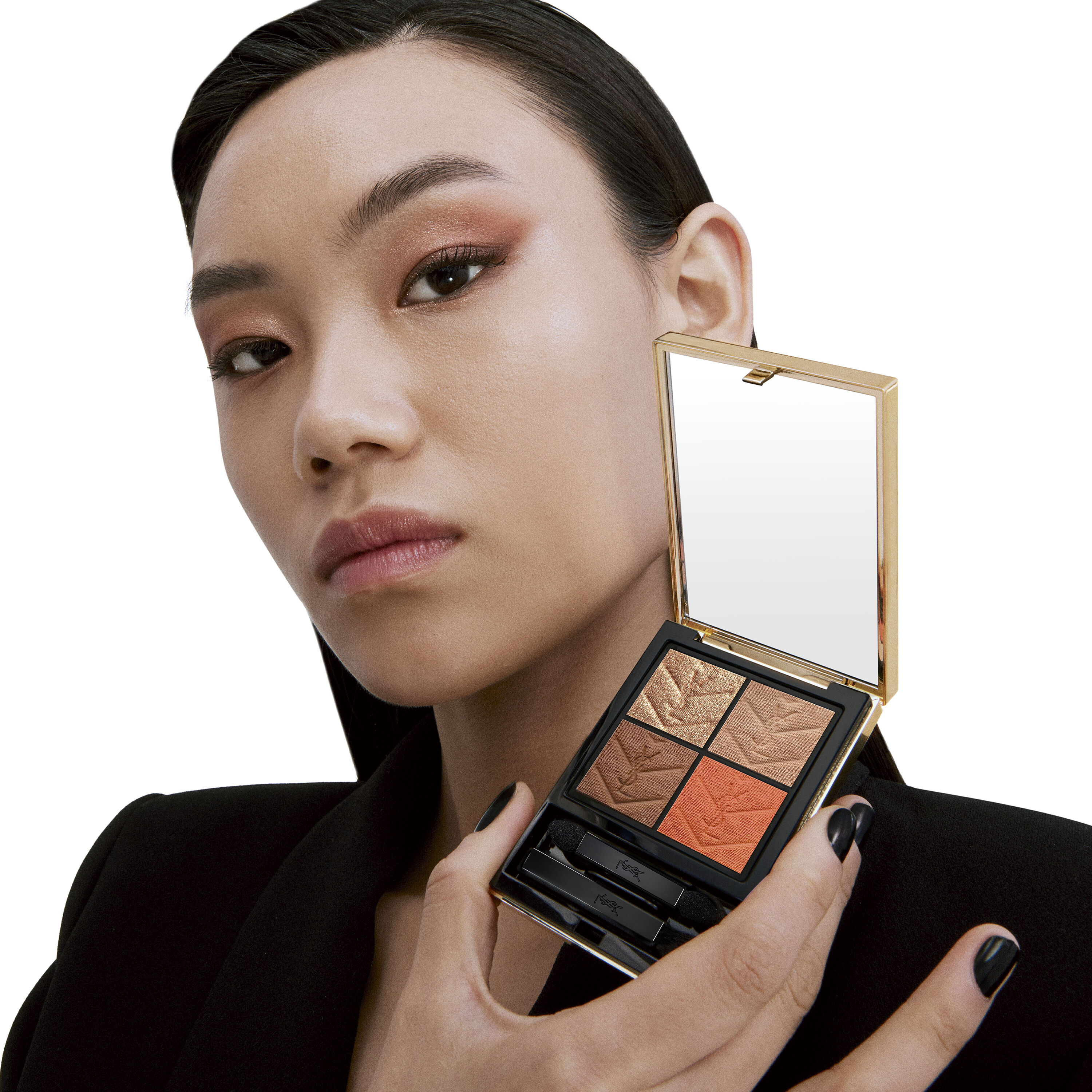 YSL 時尚4色眼影盤
