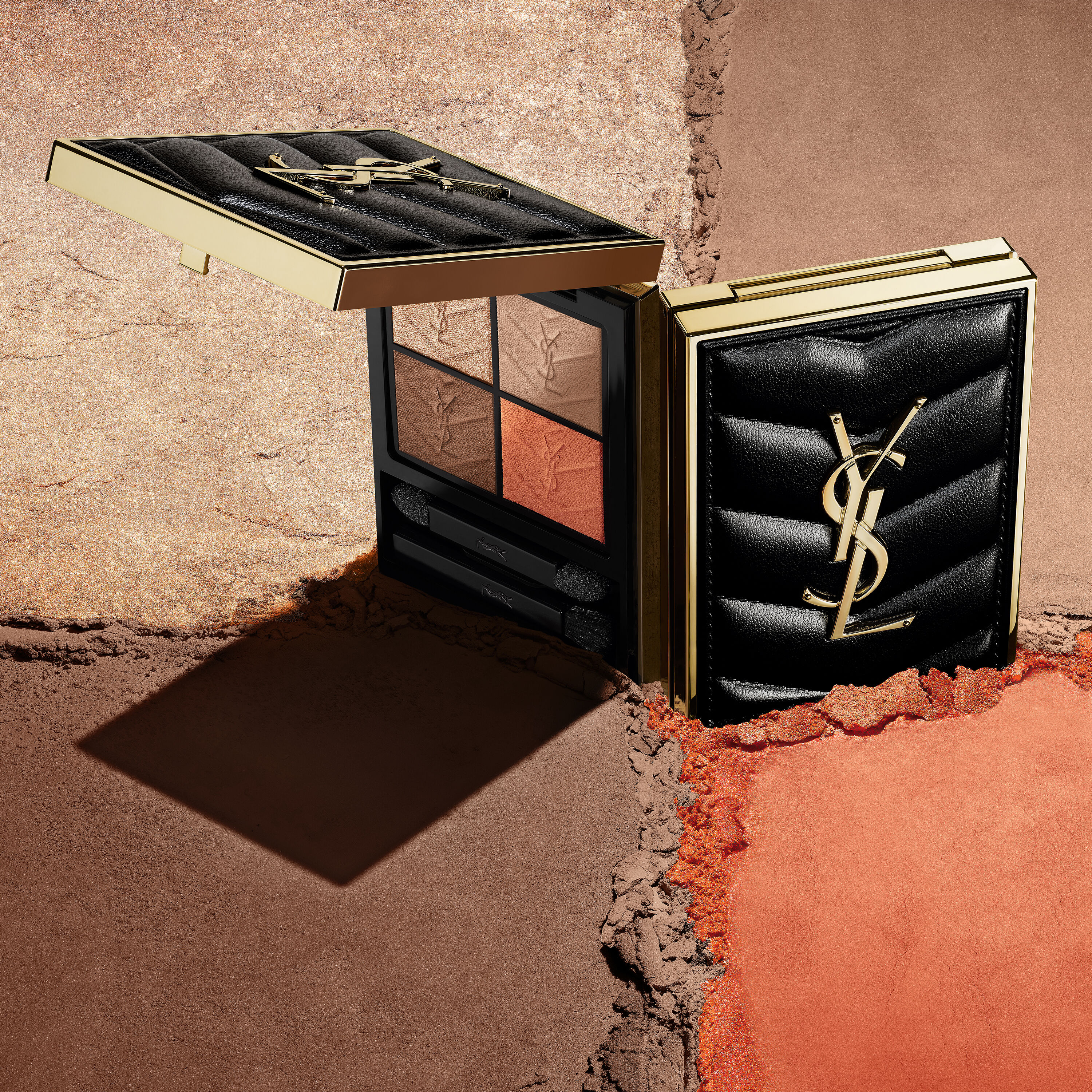 YSL 時尚4色眼影盤