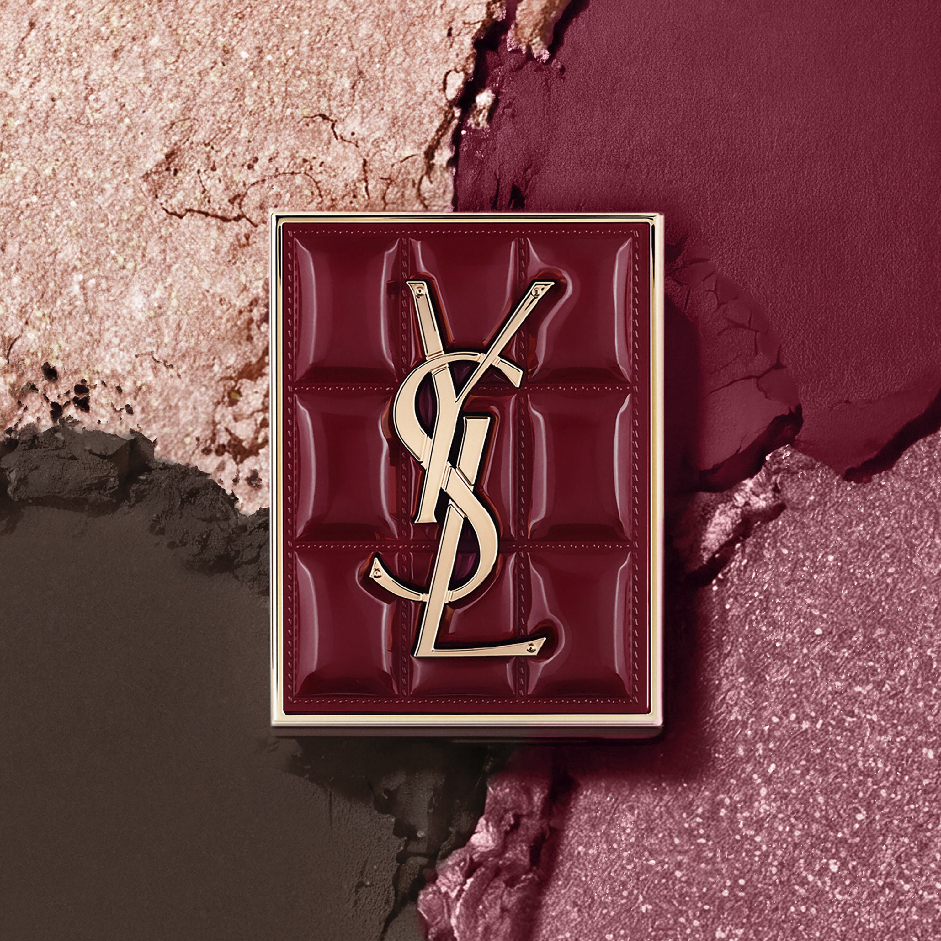 YSL 時尚4色眼影盤 1982 奢夜醺紅派對版