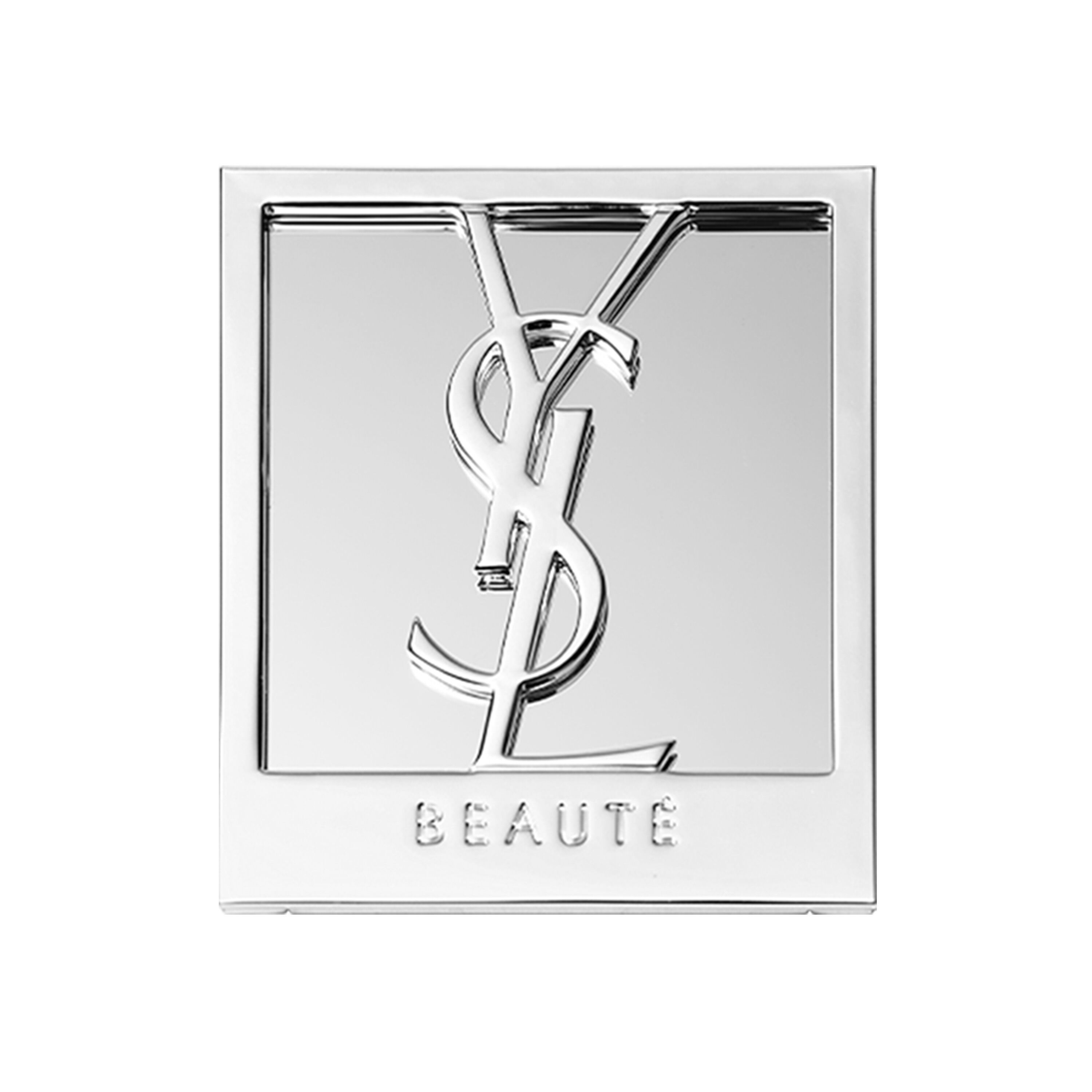 YSL 奢華銀框方形鏡